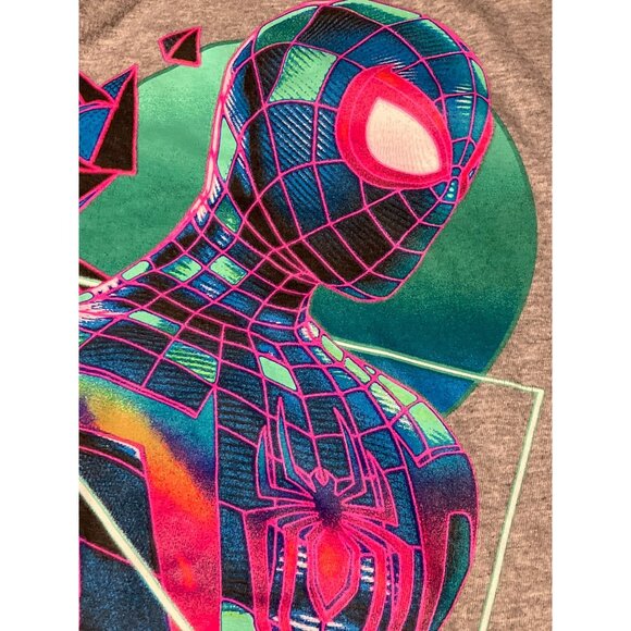 Spiderman Shirt Large 10-12 Marvel Gamerverse Superhero T-Shirt Tee - Picture 6 of 6